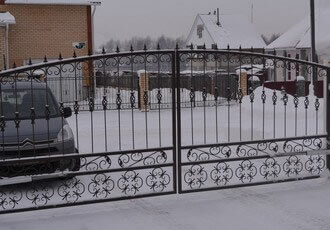 Наши работы по установке ворот и дверей